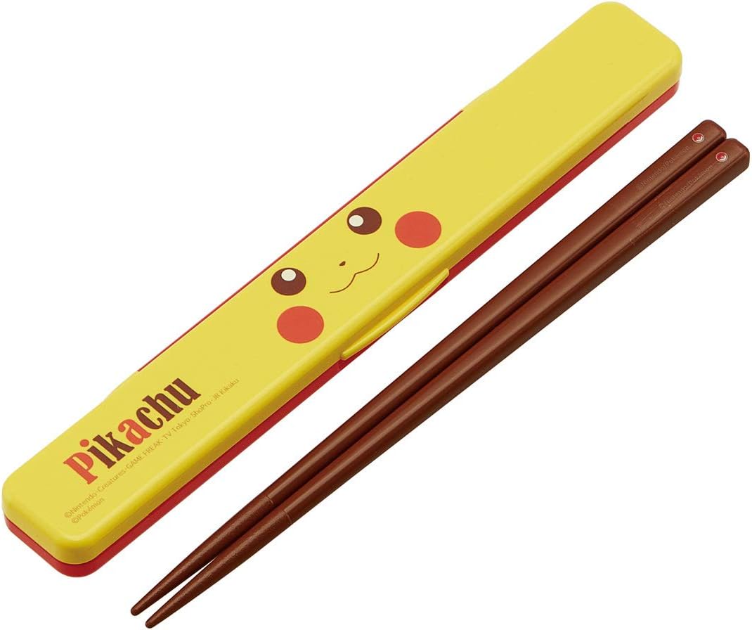 Pikachu Chopsticks with Case (Made in Japan)