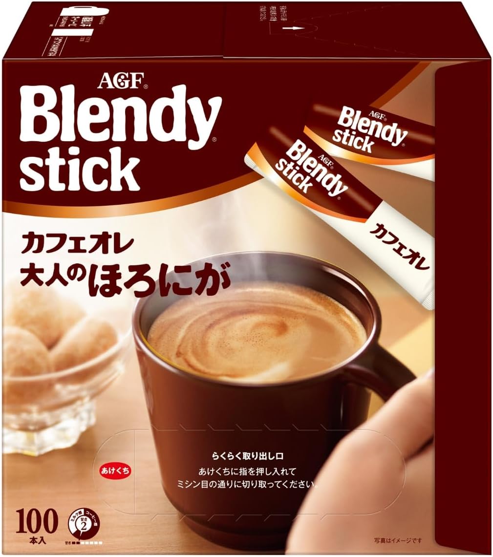 AGF Blendy Stick Espresso with Low Sugar Milk