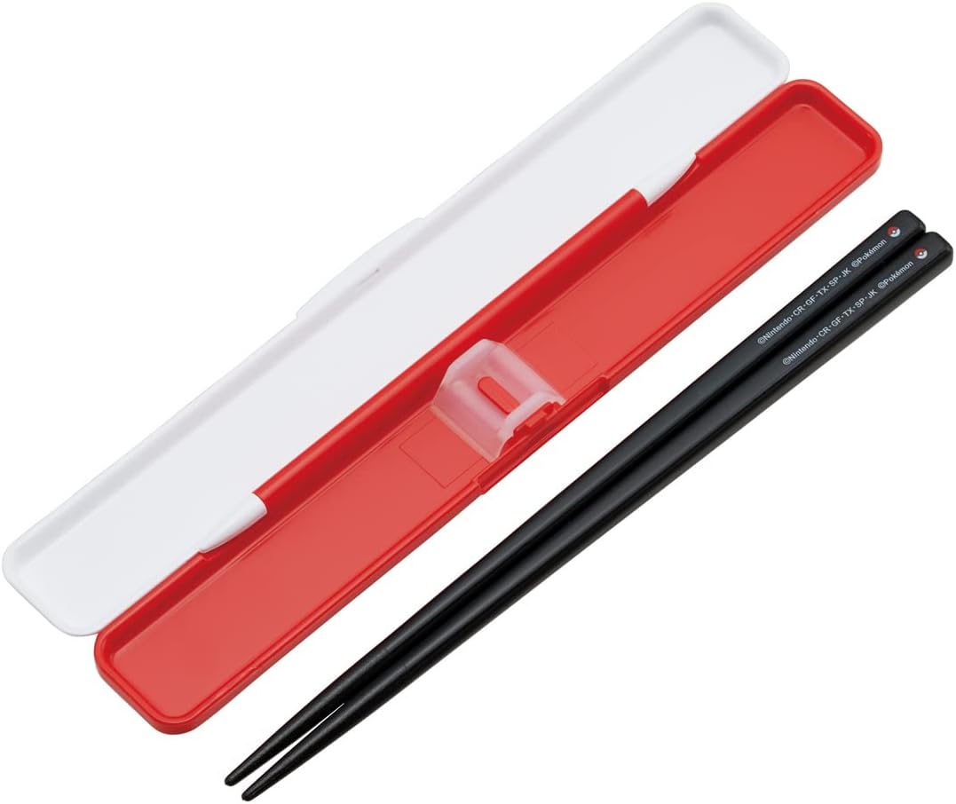Pikachu Chopsticks with Case (Made in Japan)