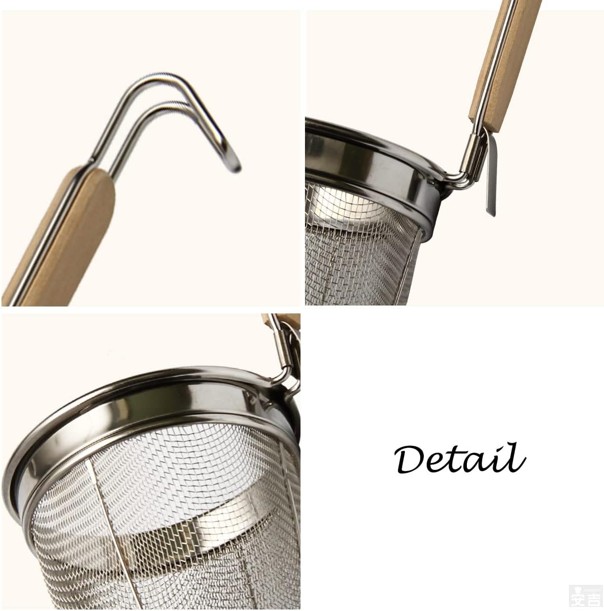 Noodle strainer with frame