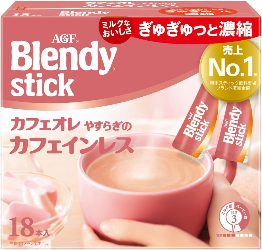 AGF Blendy Stick Decaffeinated Latte