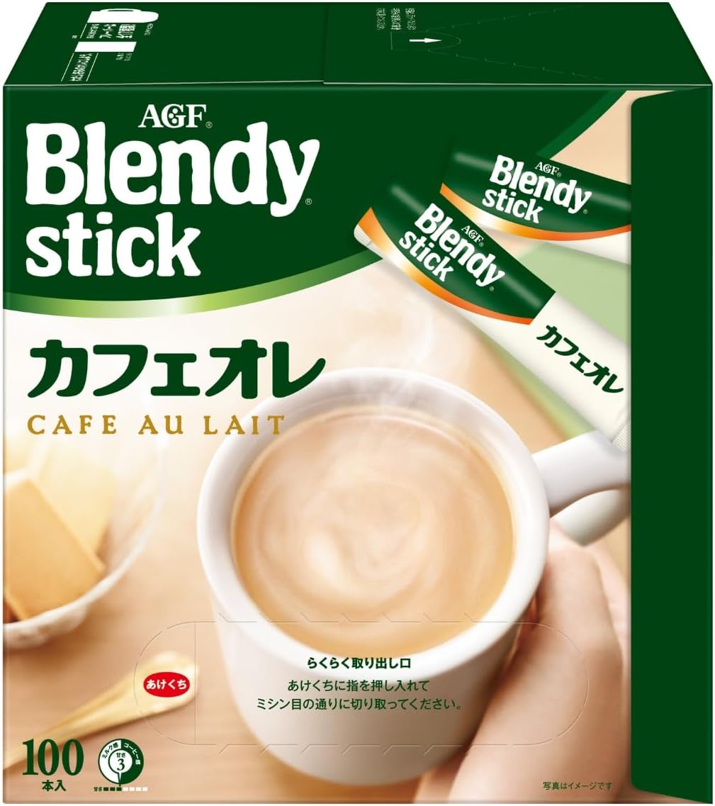 AGF Blendy Stick Espresso with Low Sugar Milk