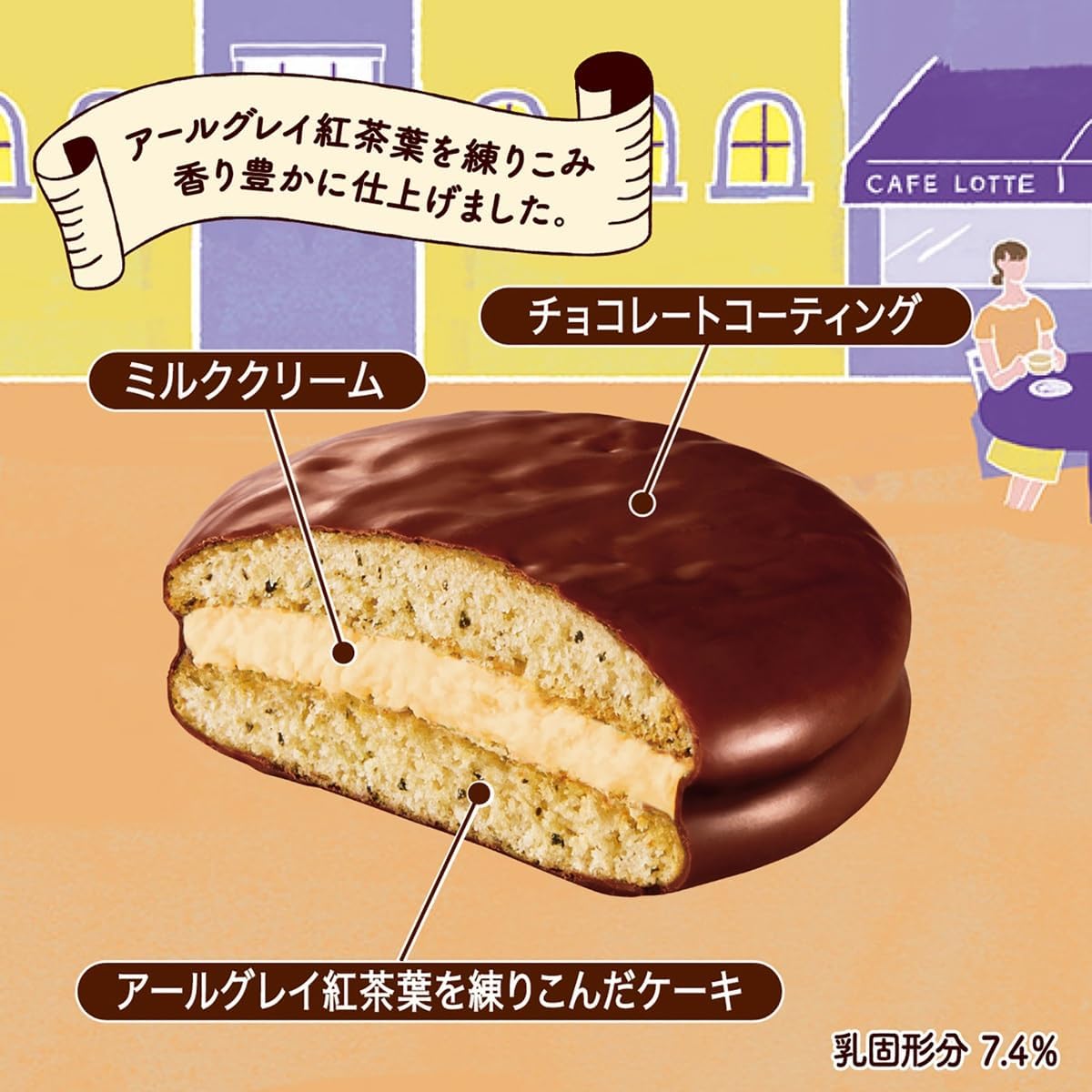 Choco Pie Earl Grey