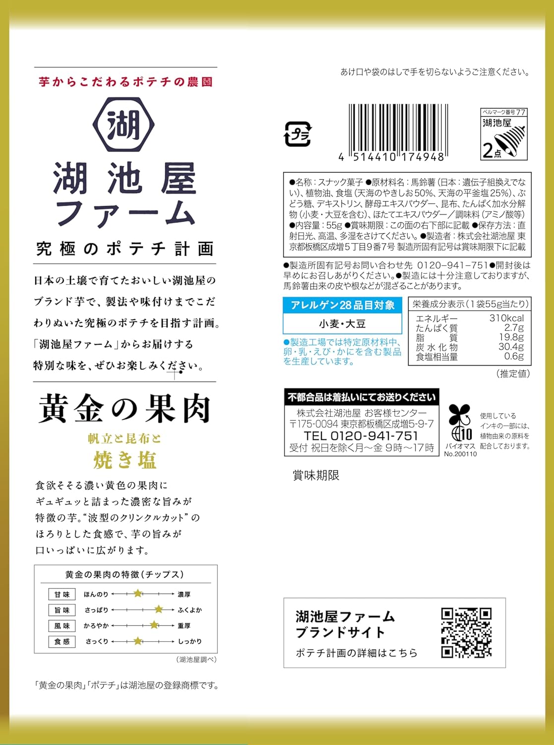 Golden Pulp Salt Chips