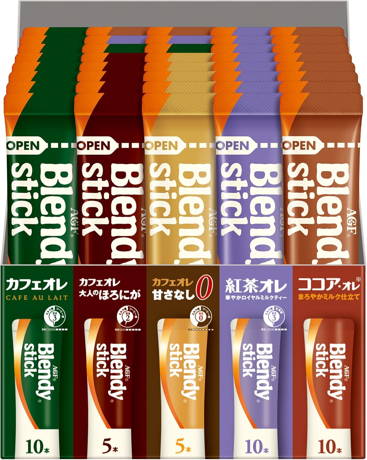 AGF Blendy Stick Espresso with Low Sugar Milk