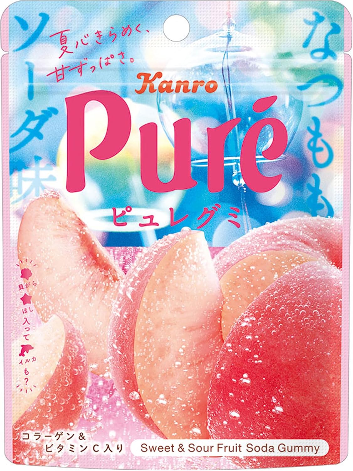 Puré Gummy Soda Pêche x6